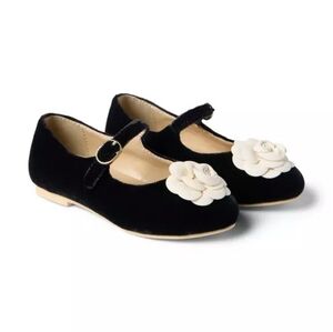 Janie & Jack | Velvet Rosette Ballet Flat